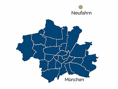 Posizione di Neufahrn bei Freising Mappa di Neufahrn bei Freising