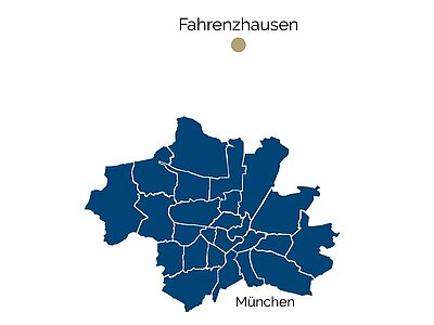 Mappa di Fahrenzhausen 