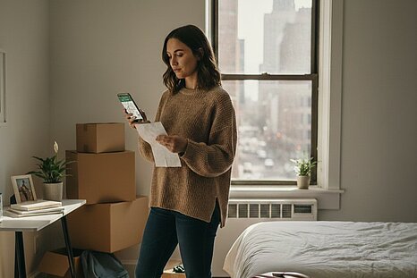 Person in Umbruchsituation