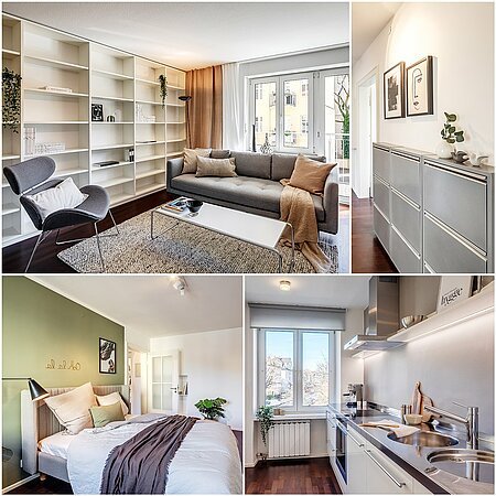 ID 12071: Posizione privilegiata a Schwabing, con grande balcone