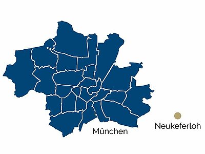 Mappa di Neukeferloh 