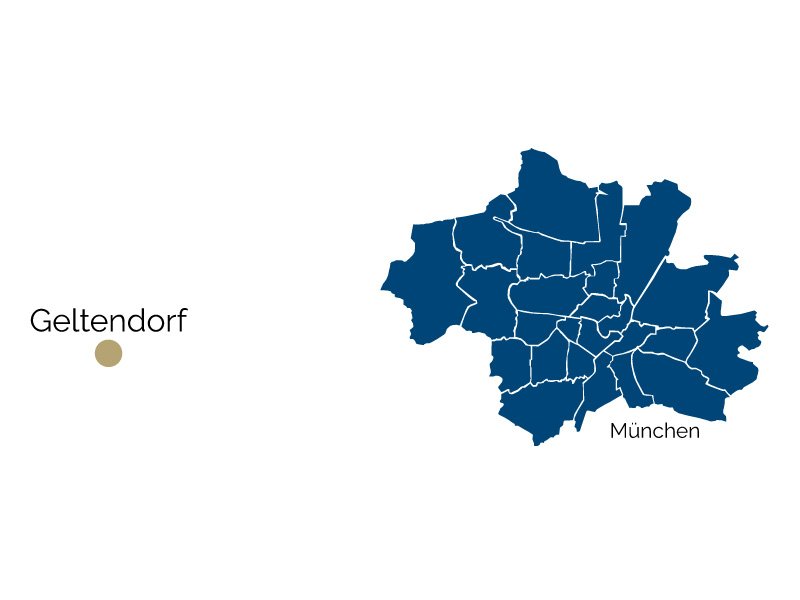 title="Posizione di Geltendorf" Mappa di Geltendorf