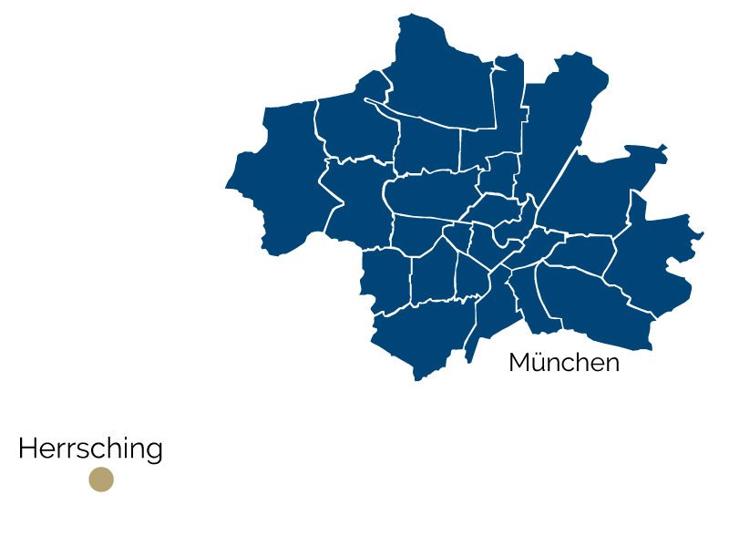 title="Posizione di Herrsching " Mappa di Herrsching