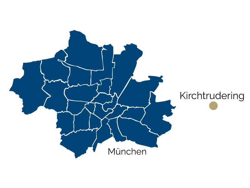 Mappa di Kirchtrudering 