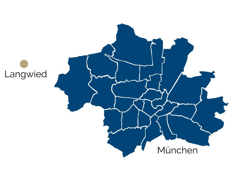 title="Posizione di Langwied " Mappa di Langwied