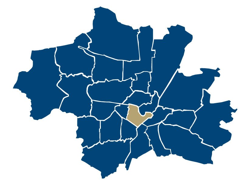 Mappa di Ludwigsvorstadt 