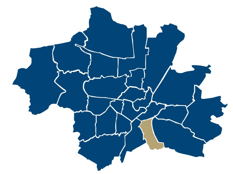 title="Posizione di Giesing " Mappa di Giesing