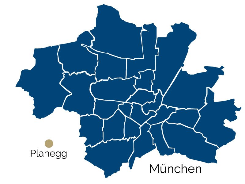 Mappa di Planegg 