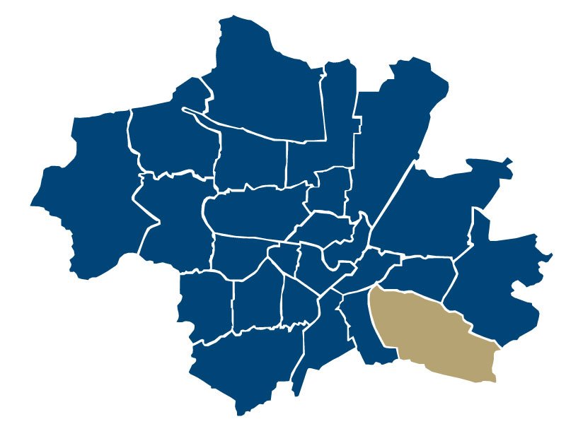 title="Posizione Altperlach " Mappa quartiere residenziale Altperlach