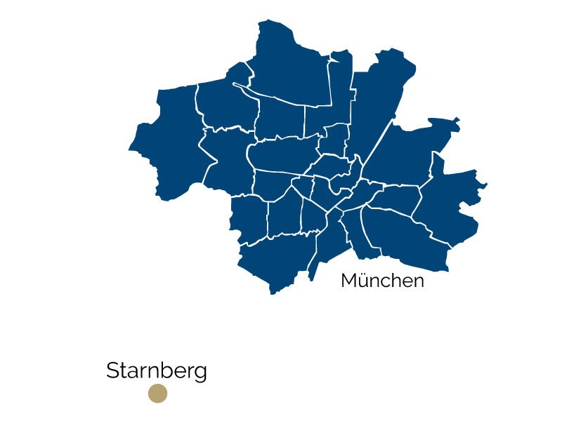 title="Posizione di Starnberg" Mappa di Starnberg