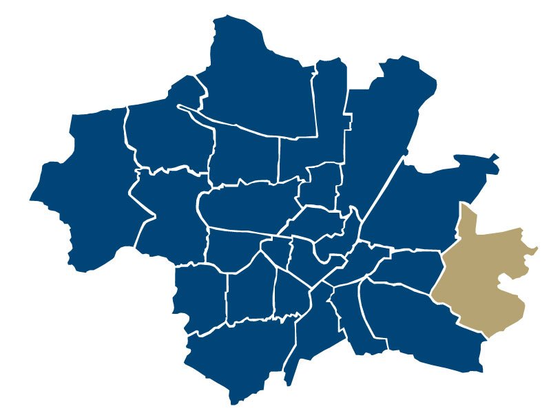 title="Posizione di Trudering" Mappa di Trudering