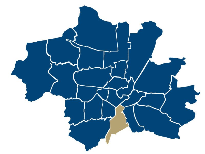 title="Posizione di Untergiesing " Mappa di Untergiesing